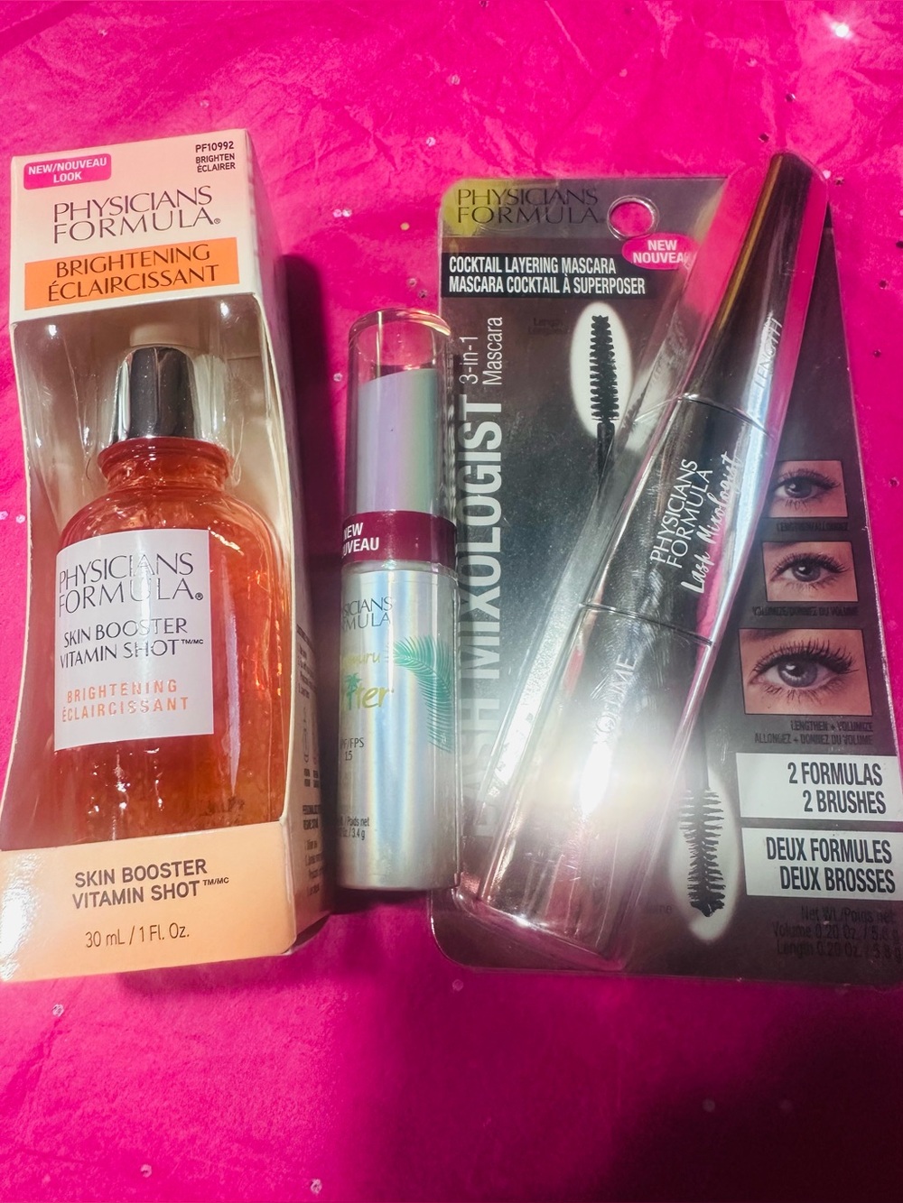 Physicians Formula✨🧡🩶❤️ Brightening Skin Booster & Mascara Set